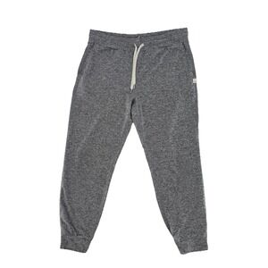 Vuori Women's Performance Joggers Pants Heathered  Gray Moisture Wicking M 25"